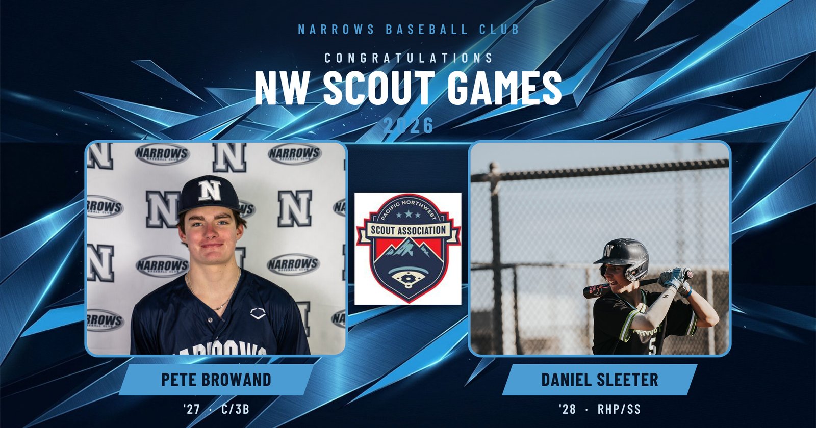 Pete Browand & Daniel Sleeter Invited to NW Scout Games